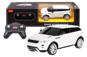 MASINA CU TELECOMANDA RANGE ROVER EVOQUE ALB SCARA 1 LA 24 - Img 4