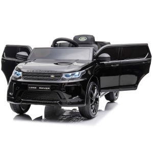 Masinuta electrica Chipolino SUV Land Rover Discovery cu scaun din piele si roti EVA black - Img 9