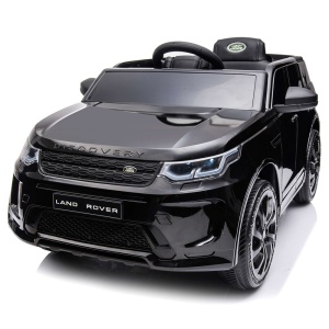 Masinuta electrica Chipolino SUV Land Rover Discovery cu scaun din piele si roti EVA black - Img 14