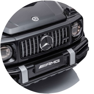 Masinuta electrica Chipolino SUV Mercedes G63 AMG cu scaun din piele si roti EVA black - Img 9