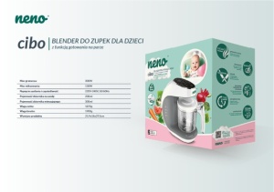 Neno Cibo – blender pentru copii cu funcție de gătire la abur - Img 12