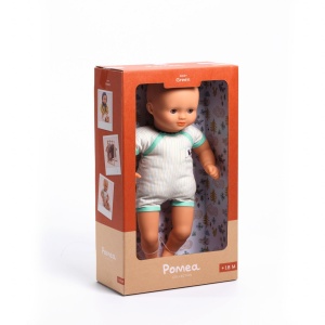 Papusa bebelus Baby Green, Djeco - Img 3