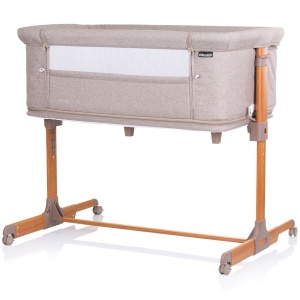 Patut Co-Sleeper si Tarc Chipolino Mommy 'n Me beige wood - Img 2