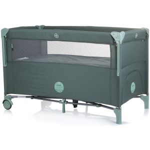 Patut pliabil Chipolino Relax pine linen cu laterala culisanta - Img 2
