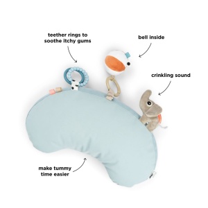Perna cu activitati Tummy Time Done by Deer Playground Blue - Img 3