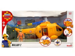 POMPIERUL SAM ELICPOTERUL WALLABY II CU FIGURINA TOM