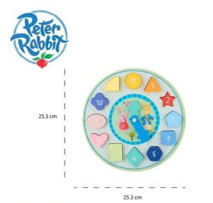 Puzzle ceas Peter Rabbit™, Orange Tree Toys - Img 3