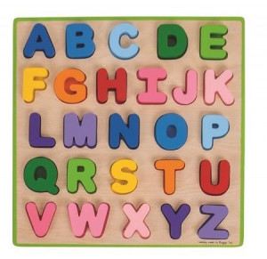 Puzzle colorat - alfabet