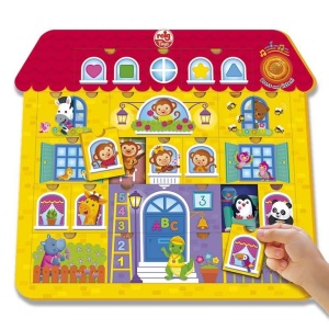 Puzzle cu sunete - Casa - Img 2