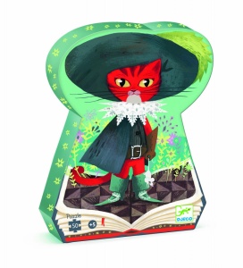 Puzzle Djeco - Motanul incaltat