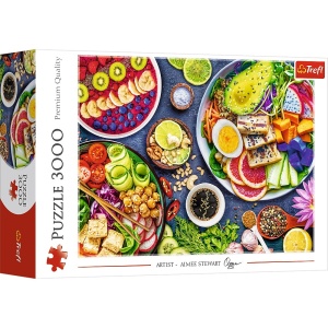 PUZZLE TREFL 3000 BOLUL COLORAT - Img 3