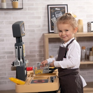 Restaurant pentru copii Smoby Food Corner negru - Img 17