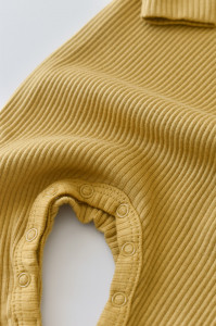 Salopeta cu maneca lunga si panataloni lungi din bumbac organic si modal - Sofran
