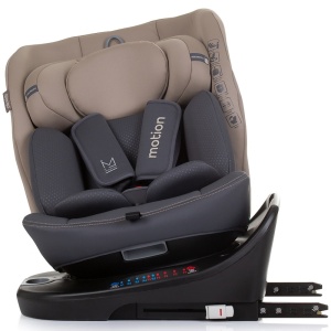 Scaun auto Chipolino Motion I-Size 40-150 cm macadamia cu sistem Isofix - Img 6
