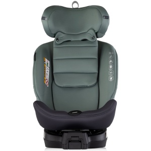 Scaun auto Chipolino Premium I-Size 40-150 cm cu sistem Isofix basil - Img 9