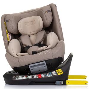 Scaun auto Chipolino Supreme I-Size 40-150 cm cu sistem Isofix macadamia - Img 6