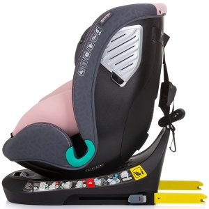 Scaun auto Chipolino Supreme I-Size 40-150 cm cu sistem Isofix flamingo - Img 4