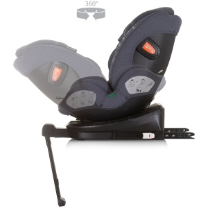 Scaun auto Chipolino Tourino I-Size 40-150 cm granite cu sistem Isofix - Img 7