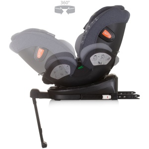 Scaun auto Chipolino Tourino I-Size 40-150 cm grey mix cu sistem Isofix - Img 7