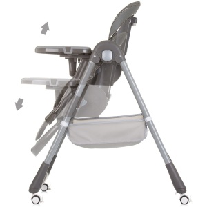 Scaun de masa Chipolino First Spoon ash grey - Img 5