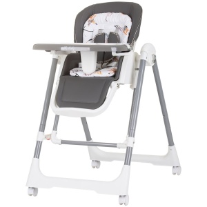 Scaun de masa Chipolino Milk Shake 2 in 1 ash grey - Img 1