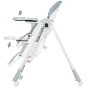 Scaun de masa Chipolino Milk Shake 2 in 1 pastel green - Img 5