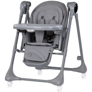 Scaun de masa si leagan electric Chipolino Master Class 2 in 1 charcoal - Img 2