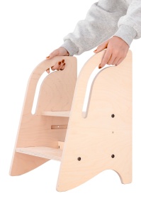 Scaun inaltator tip scara cu 2 trepte pentru copii, model 2, MamaToyz