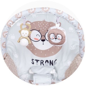 Scaunel balansoar Chipolino Melody beige - Img 7