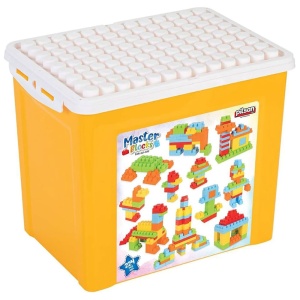 Set constructie Pilsan Master Blocks 224 piese galben - Img 1