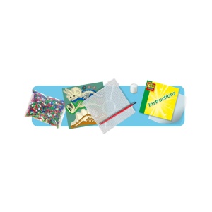 Set creativ copii - Margele de calcat cu Dinozauri Beedz - Img 3