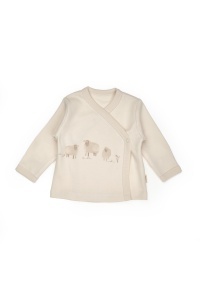 Set de 10 piese pentru nou nascut, 100% bumbac organic, Lamb, BabyCosy - Img 4