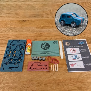 Set de constructie vehicul electric Monik, Croc toys - Img 3