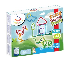 Set de construit cu magnet Spaghetteez 70 piese - Img 1