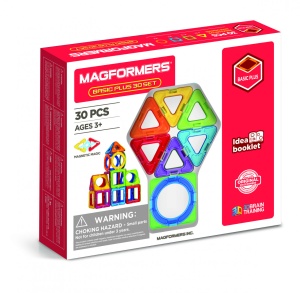 Set magnetic de construit- Magformers Basic Plus 30 set - Img 9