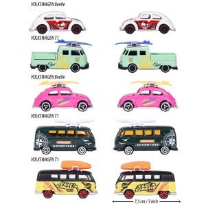 Set Majorette Volkswagen The Originals cu 5 masinute din metal - Img 3