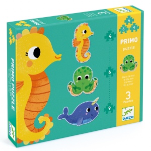 Set puzzle-uri evolutive In ocean, Djeco - Img 1