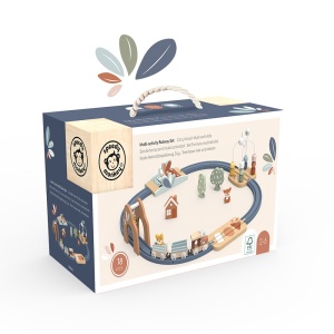 Set trenulet cu activitati multiple, Speedy Monkey - Img 2