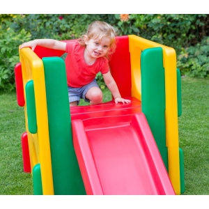 Spatiu De Joaca Junior Cu Tobogan - Natural