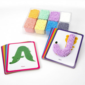 Spuma de modelat Playfoam™ - Invatam alfabetul
