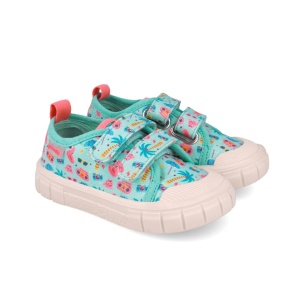 Tenisi canvas pentru copii Garvalin 252383, turcoaz