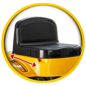 Tractor cu pedale Pilsan Active with Loader 07-315 yellow - Img 4