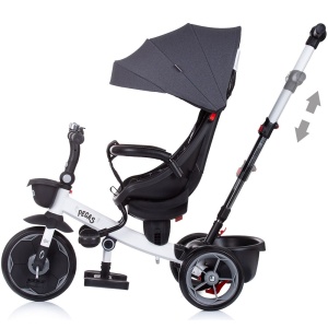 Tricicleta Chipolino Pegas cu sezut reversibil anthracite - Img 3