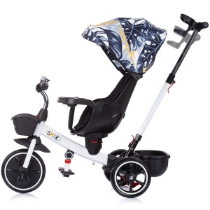 Tricicleta Chipolino Smart cu sezut reversibil black white - Img 2