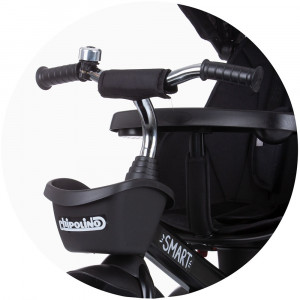 Tricicleta Chipolino Smart cu sezut reversibil raven - Img 5