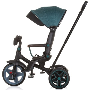 Tricicleta cu copertina si sezut reversibil Chipolino Derby teal - Img 3