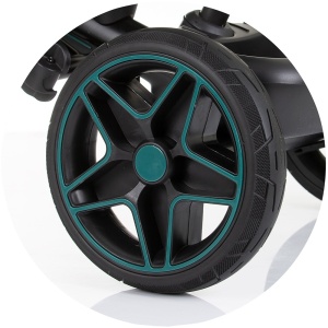 Tricicleta cu copertina si sezut reversibil Chipolino Derby teal - Img 13