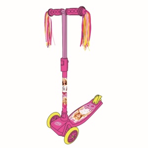 TROTINETA CU 3 ROTI BARBIE CU GHIOZDAN - Img 2