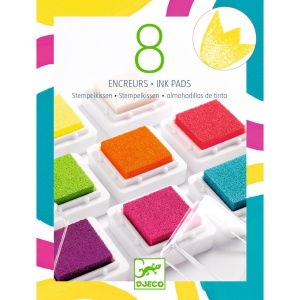 Tusiere colorate pentru stampile, Djeco - Img 3