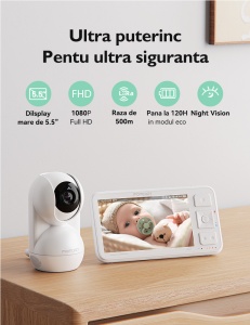 Video monitor Momcozy BM03 5.5 inch - Img 4